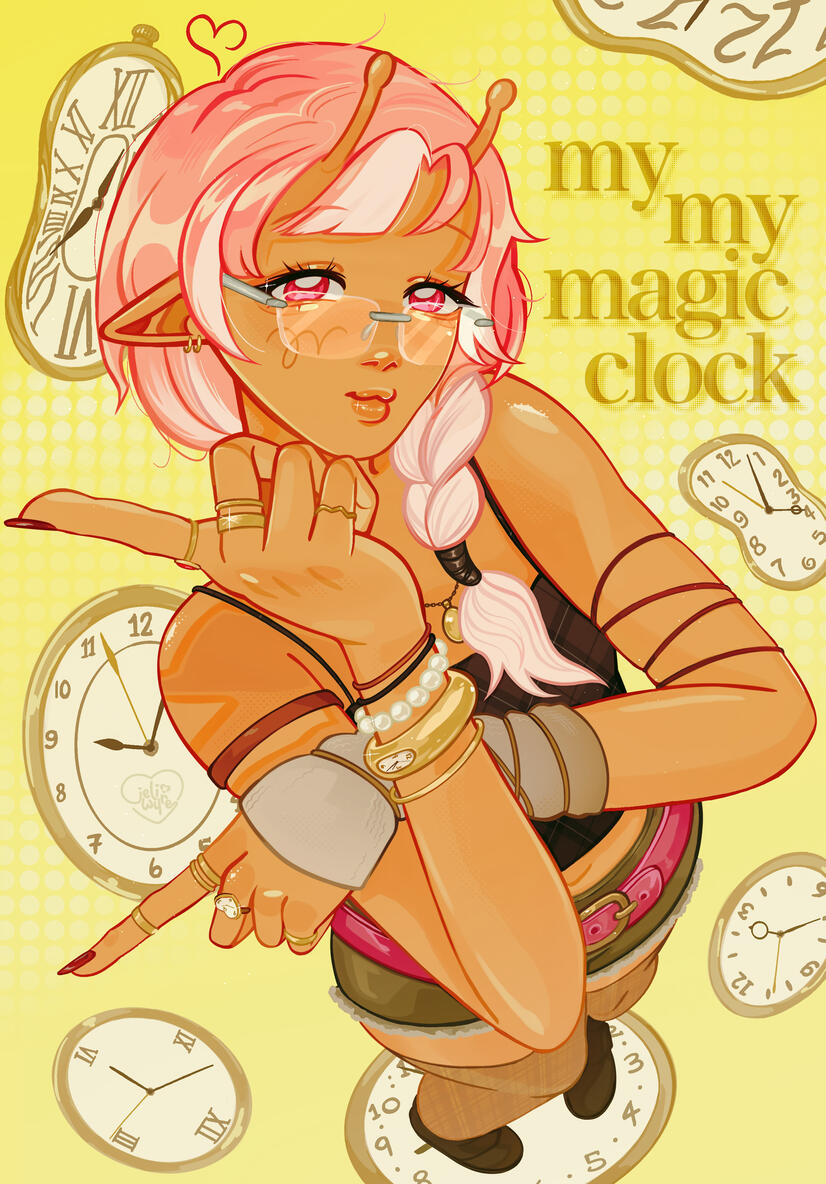 sona magic clock fanart sona magic clock fanart